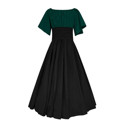 Renaissance Dress Women,Womens Renaissance Costumes Medieval Irish Traditional plus Size Dresses Ruffle over Dress Corset Retro Cosplay Gown